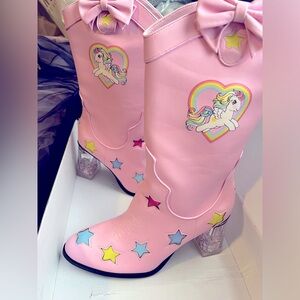 Dolls kill x my little pony cowboy boots 10